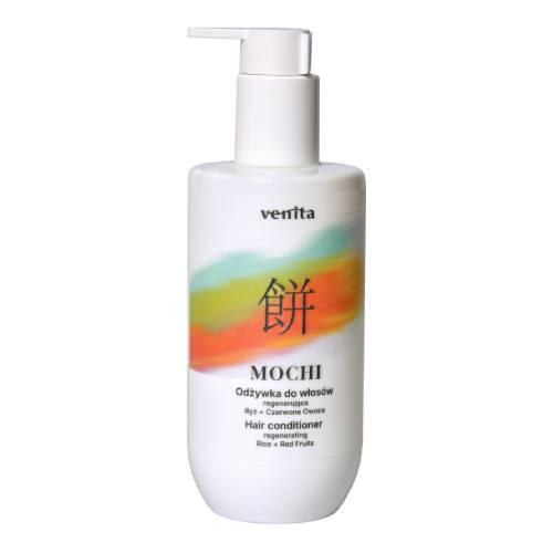 Miniaturka artykułu - Venita Mochi Odżywka regenerująca do włos&oacute;w z ekstraktem z ryżu i czerwonymi owocami, 300 ml