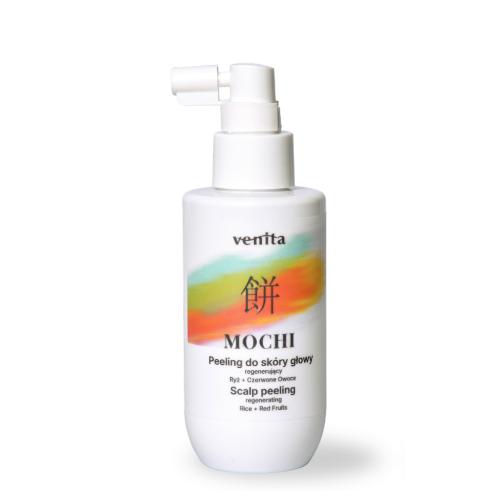 Miniaturka artykułu - Venita Mochi Peeling regenerujący do sk&oacute;ry głowy z ekstraktami z ryżu i czerwonymi owocami, 150 ml