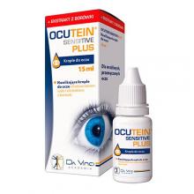 Zdjęcie produktu - OCUTEIN SENSITIVE PLUS Nawilżające krople do oczu, 15ml KR&Oacute;TKA DATA 30.06.2026