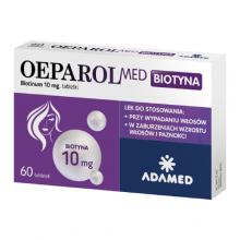 Zdjęcie produktu - OeparolMed Biotyna 10 mg, 60 tabl.