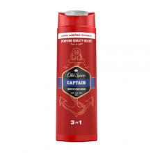 Zdjęcie produktu - Old Spice Captain męski żel pod prysznic i szampon Długotrwała świeżość, 400ml