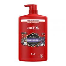 Zdjęcie produktu - Old Spice Night Panther Żel pod prysznic i szampon do włos&oacute;w dla mężczyzn, 1000 ml
