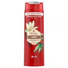 Zdjęcie produktu - Old Spice Oasis 3w1 Żel pod prysznic i szampon dla mężczyzn, 400 ml 