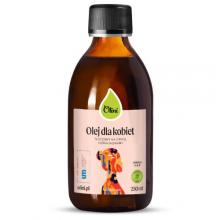 Zdjęcie produktu - Olini Olej dla kobiet tłoczony na zimno nierafinowany, 250 ml