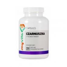 Zdjęcie produktu - MyVita Czarnuszka 500 mg, 250 kaps.