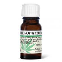 Zdjęcie produktu - Olejek konopny CBD 5%, 10 ml