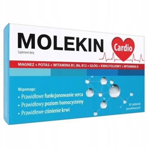 Miniaturka artykułu - Molekin Cardio tabl.powl. 30 tabl.