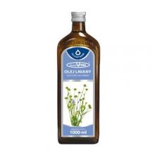 Zdjęcie produktu -  Oleofarm LinumVital olej lniany tłoczony na zimno, 1000ml  KR&Oacute;TKA DATA 30.09.2026