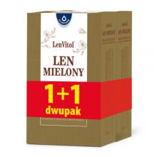 Zdjęcie produktu - OLEOFARM Len mielony 200g+200g dwupak