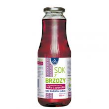 Zdjęcie produktu - OLEOFARM Sok z brzozy z granatem bez dodatku cukru, 990ml