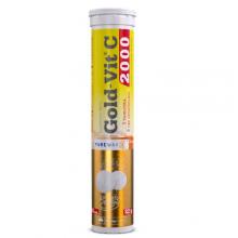 Zdjęcie produktu - Olimp GOLD-VIT C 2000 pomarańcza, 20 tabl. musujących KR&Oacute;TKA DATA 22.08.2026