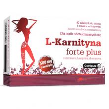 Zdjęcie produktu - OLIMP  L-KARNITYNA FORTE PLUS Smak wiśniowy - 80 tabletek do ssania