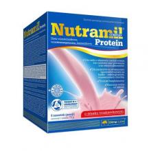 Zdjęcie produktu - Olimp Nutramil Complex Protein truskawka - 6 saszetek USZKODZONE OPAKOWANIE TEKTUROWE