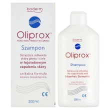 Zdjęcie produktu - OLIPROX Szampon przeciwłupieżowy na ŁZS łupież i grzybicę sk&oacute;ry, 200 ml
