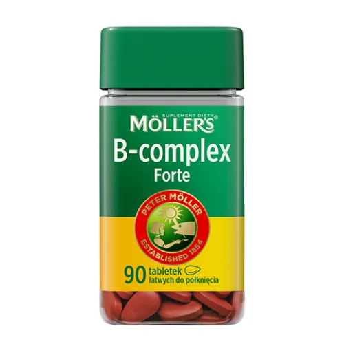 Miniaturka artykułu - Moller's B-Complex Forte, 90 tabl.
