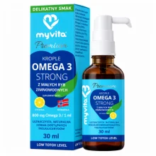 Zdjęcie produktu - MyVita Omega-3 Strong Krople, 30 ml