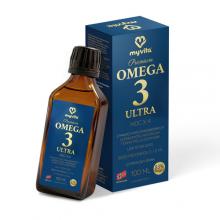 Zdjęcie produktu - MyVita Omega 3 Ultra w płynie, 100 ml - zawiera EPA i DHA