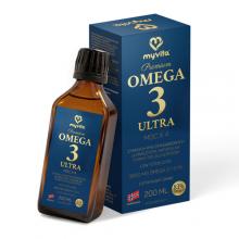 Zdjęcie produktu - MyVita Omega 3 Ultra w płynie, 200 ml 