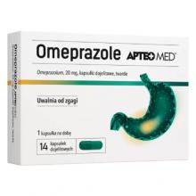 Zdjęcie produktu - Omeprazole Apteo Med 20 mg, 14 kapsułek dojelitowych