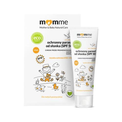 Miniaturka artykułu - MOMME Ochronny parasol od słonka dla dzieci SPF50, 50ml