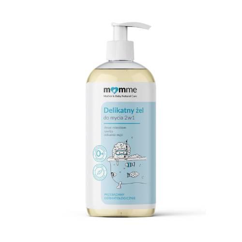 Miniaturka artykułu - MOMME Delikatny żel do mycia 2w1, 400 ml