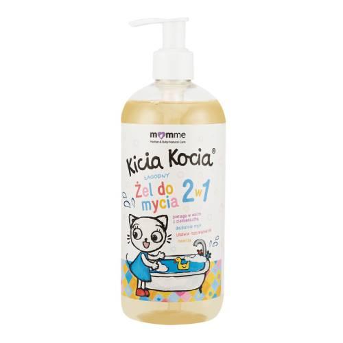 Miniaturka artykułu - MOMME Kicia Kocia Łagodny żel do mycia 2w1, 500ml