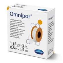 Zdjęcie produktu - OMNIPOR Plaster wł&oacute;kninowy 1.25cm x 5m, 1 szt.