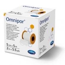 Zdjęcie produktu - OMNIPOR Plaster wł&oacute;kninowy 5cm x 5m - 1 sztuka
