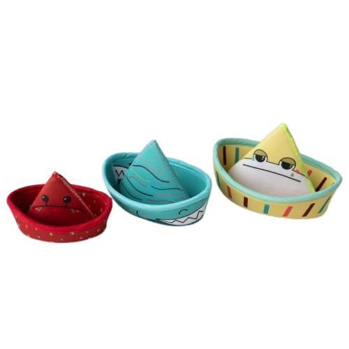 Miniaturka artykułu - HENCZ TOYS Mom`s Care Łódki do kąpieli, 3szt.