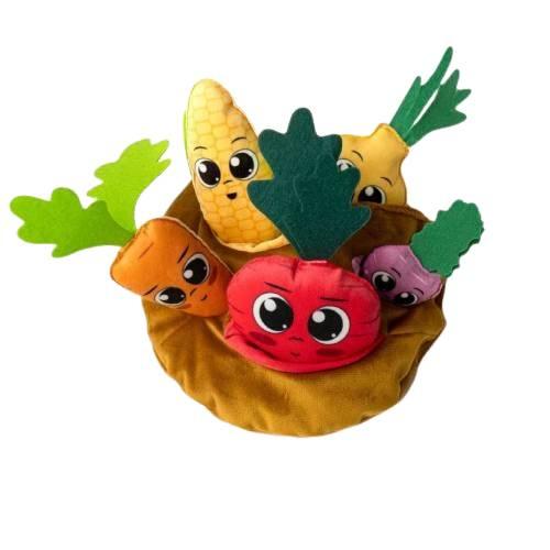 Miniaturka artykułu - HENCZ TOYS Mom's Care Zestaw pluszaków Ogródek warzywny