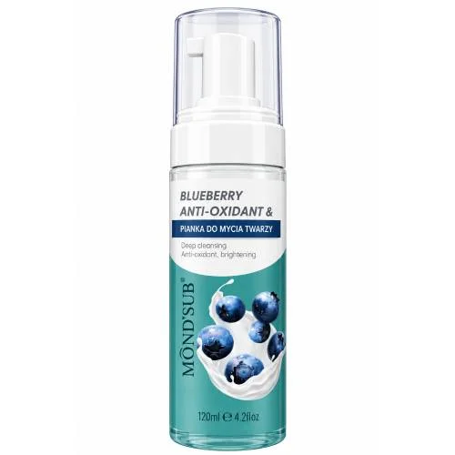 Miniaturka artykułu - Mond'Sub Milky Shake Blueberry Pianka do mycia twarzy, 120 ml