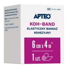 Zdjęcie produktu - Apteo Koh-Band Elastyczny bandaż kohezyjny 6 cm x 4 m, 1 szt.