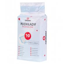 Zdjęcie produktu - OPHARM Chłonne podkłady higieniczne 40x60cm, 10szt.
