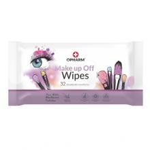 Zdjęcie produktu - OPHARM Make up off Wipes Chusteczki do demakijażu, 32szt.