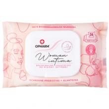 Zdjęcie produktu - OPHARM Chusteczki nawilżane do higieny intymnej Woman Intima, 24szt.