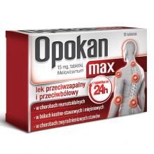Zdjęcie produktu - Opokan Max 15mg, 10 tabletek