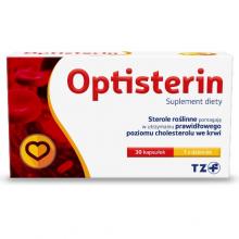Zdjęcie produktu - Optisterin - wspomaga układ krążenia i prawidłowy cholesterol, 30 kaps. 