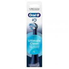 Zdjęcie produktu - Oral-B iO Ultimate Clean Black Oryginalne wymienne okrągłe końc&oacute;wki szczoteczek, 4 szt.