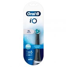 Zdjęcie produktu - Oral-B iO Ultimate Clean Końc&oacute;wki wymienne do szczoteczek elektrycznych czarne, 6 szt.