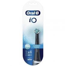 Zdjęcie produktu - ORAL-B Końc&oacute;wki do szczoteczki Ultimat Clean iO Czarne, 4 szt.