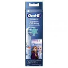 Zdjęcie produktu - Oral-B Pro Kids 3+ Superior Cleaning Końc&oacute;wki wymienne do szczoteczek elektrycznych Kraina Lodu, 4 szt.