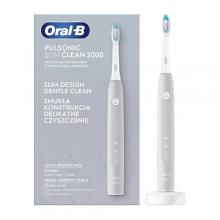 Zdjęcie produktu - ORAL-B Szczoteczka soniczna Pulsonic Slim Clean 2000 Szara, 1 szt.
