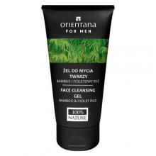 Orientana for Men Żel do mycia twarzy dla mężczyzn bambus i fioletowy ryż, 150 ml