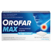 Zdjęcie produktu - OROFAR MAX - 30 pastylek