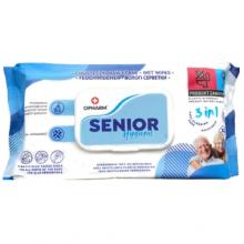 Zdjęcie produktu - Opharm Senior Hygienic chusteczki nawilżane dla os&oacute;b starszych, 72szt.