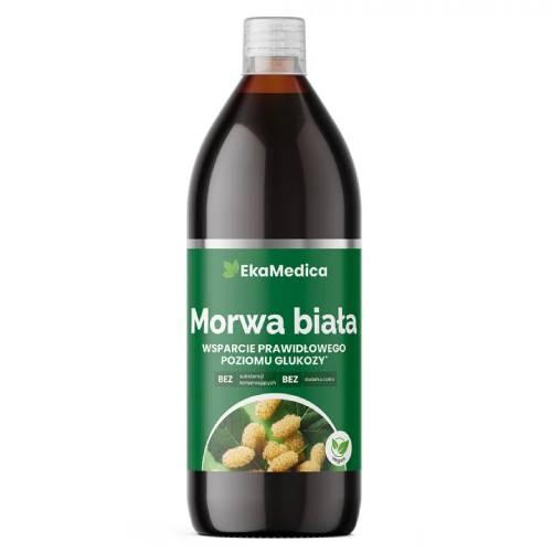 Miniaturka artykułu - Morwa Biała 99,8% sok - 1000 ml