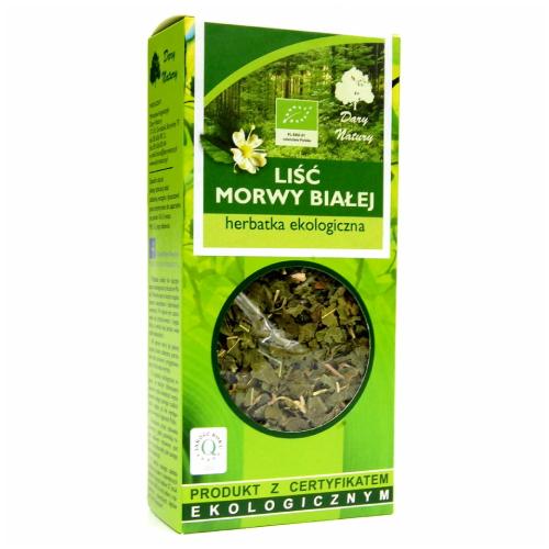 Miniaturka artykułu - Morwa Biała liść EKO 50g DARY NATURY