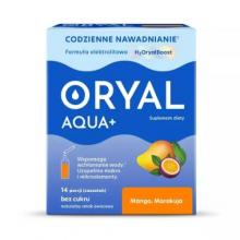 Zdjęcie produktu - Oryal Aqua+ Mango, Marakuja, 14 sasz.