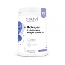 Zdjęcie produktu - OSAVI Advanced Kolagen Hydrolizowany Typu I & III Proszek, 600g