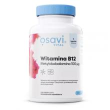 Zdjęcie produktu - OSAVI Vital Witamina B12 Metylokobalamina 100 &mu;g, 120 kaps.